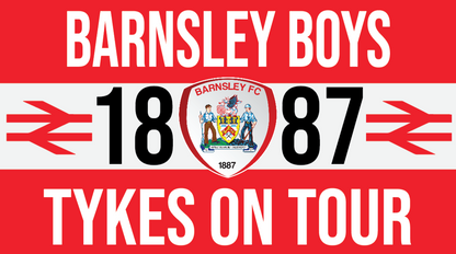 Barnsley On Tour Design custom football sticker waterproof vinyl