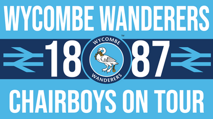 Wycombe Wanderers On Tour Design custom football sticker waterproof vinyl