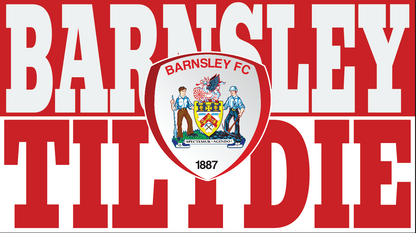 Barnsley Til I Die Design custom football sticker waterproof vinyl
