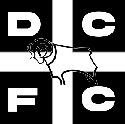 DCFC Square Design custom football sticker waterproof vinyl