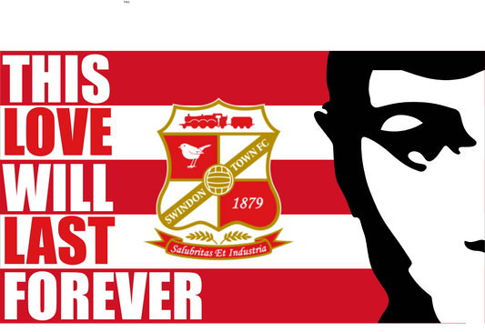 This Love Will Last Forever x10 custom football sticker