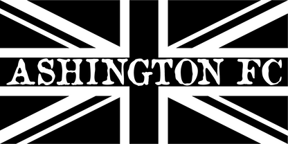 Ashington AFC UK Flag Design custom football sticker waterproof vinyl