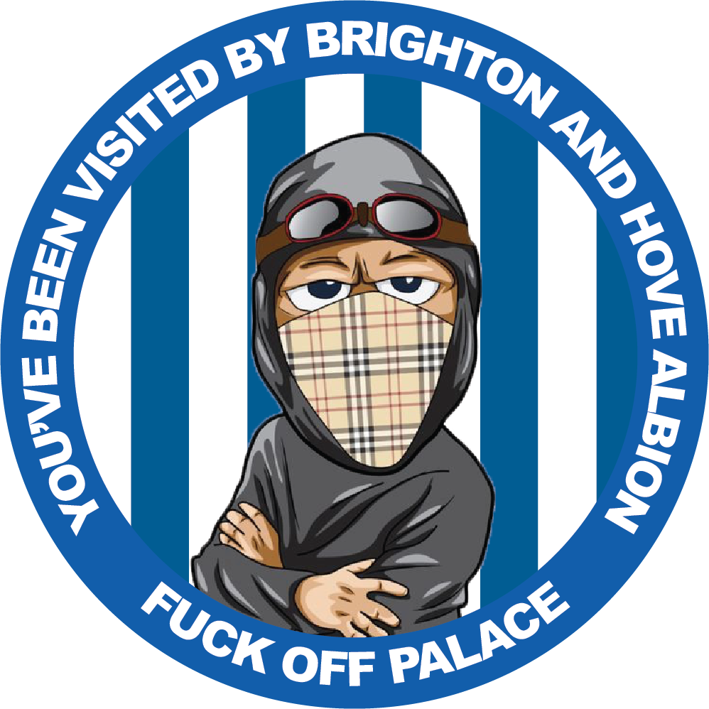 You've Been Visited By Brighton And Hove Albion Design x10