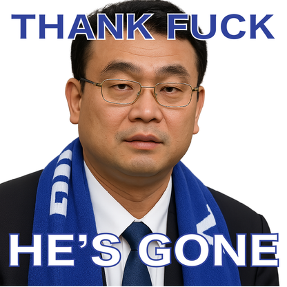 Thank Fuck He's Gone Design custom football sticker waterproof vinyl