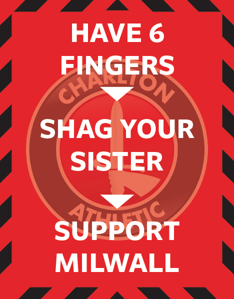 Millwall 6 Fingers Design x10
