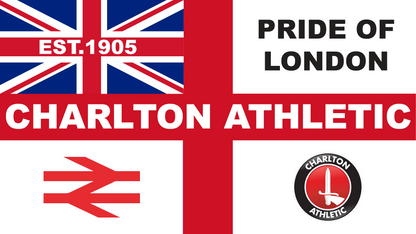 Charlton Athletic England Flag Design custom football sticker waterproof vinyl
