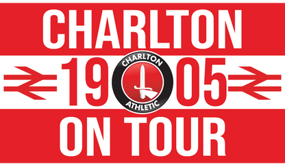 Charlton On Tour Design custom football sticker waterproof vinyl
