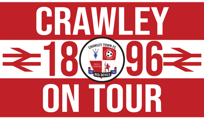 Crawley On Tour Design custom football sticker waterproof vinyl