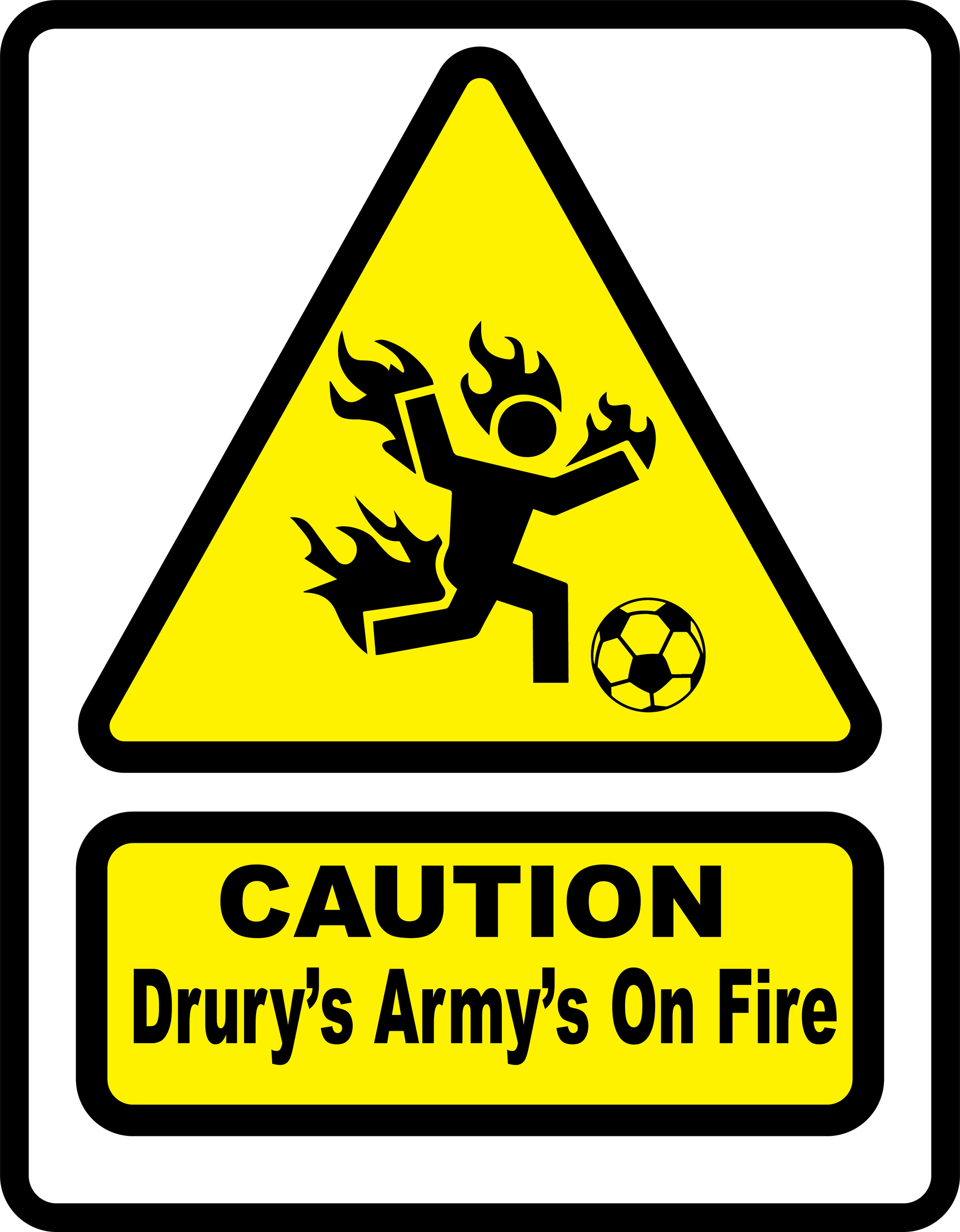 Custom Football Sticker