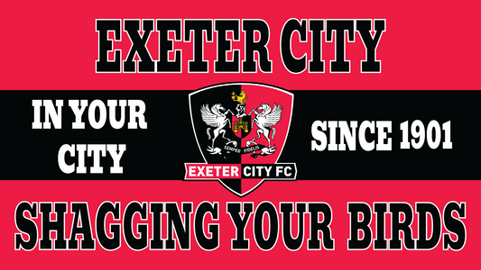Exeter City Shagging Your Birds Design x10