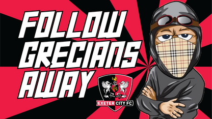 Follow Grecians Away Design custom football sticker waterproof vinyl
