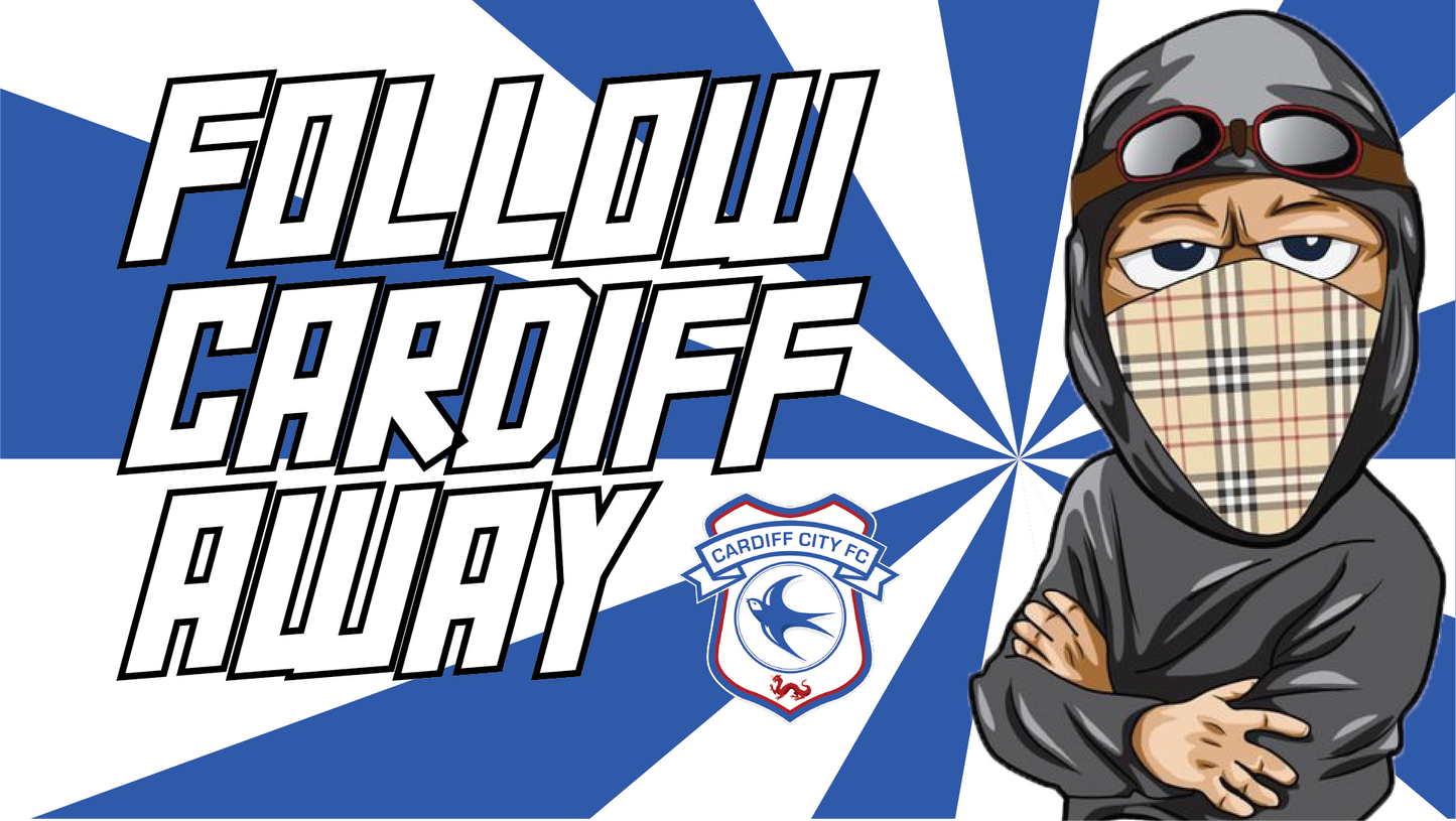Follow Cardiff Away Design x10