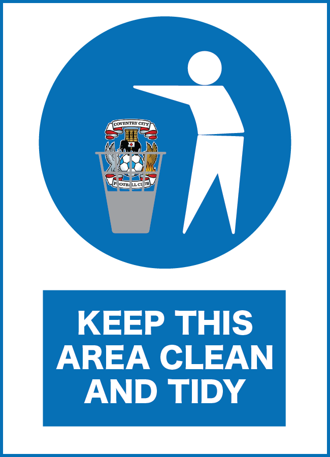 Keep This Area Clean And Tidy Leicester Design x10