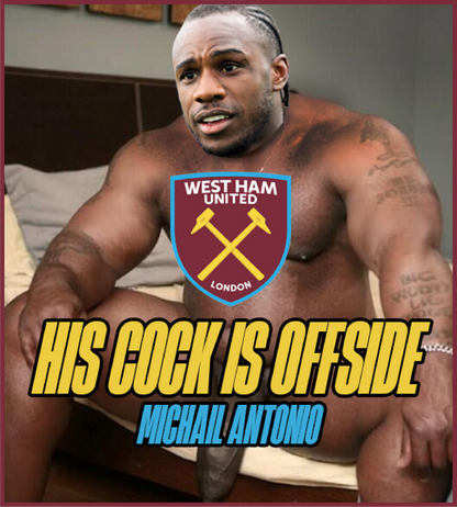 Michail Antonio Offside Design custom football sticker waterproof vinyl