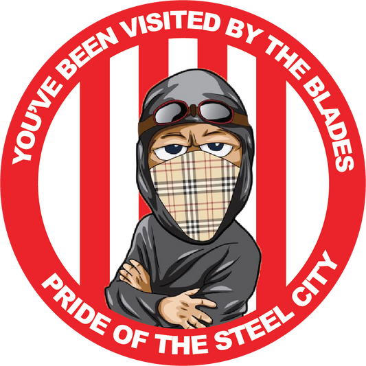 You've Been Visited By The Blades Design x10