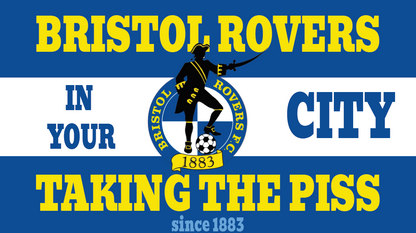 Bristol Rovers In Your City Design custom football sticker waterproof vinyl
