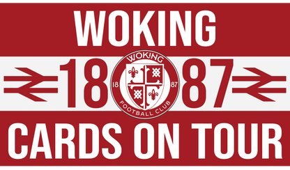 Woking Cards On Tour Design custom football sticker waterproof vinyl