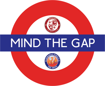 Circular Woking Football Sticker
